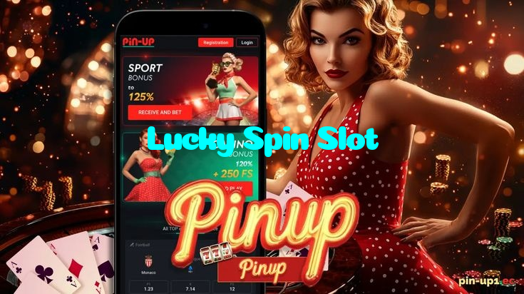 Lucky Spin Slot casino presented on mobile device in Pakistan with slots and live games